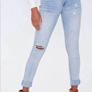 Recycled Skinny Ankled Jeans ♻️